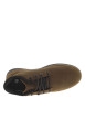 Thumbnail Bottines en cuir brunes et marine à talon plat avec des lacets ronds - Image 4