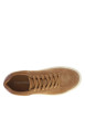 Thumbnail Tennis en cuir beiges à talon plat avec des lacets et logo embossé - Image 4