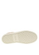 Thumbnail Tennis en cuir beiges à talon plat avec des lacets et logo embossé - Image 5