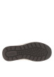 Thumbnail Sneakers en cuir marron à talon plat avec des lacets et un zip latéral - Image 5