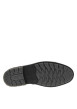 Thumbnail Bottines en cuir noires à talon décroché bas avec des lacets et un zip latéral - Image 5