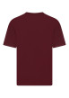 Thumbnail T-shirt en coton bordeaux à coupe droite avec un logo imprimé et un col rond - Image 2