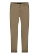 Thumbnail Pantalon chino en coton beige uni avec une coupe regular fit