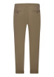Thumbnail Pantalon chino en coton beige uni avec une coupe regular fit - Image 2
