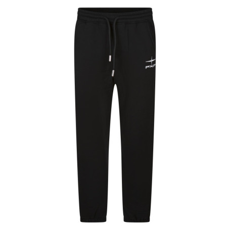 Pantalon Jogging en coton noir uni coupe...