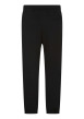 Thumbnail Pantalon Jogging en coton noir uni coupe ajustée avec un logo brodé - Image 2