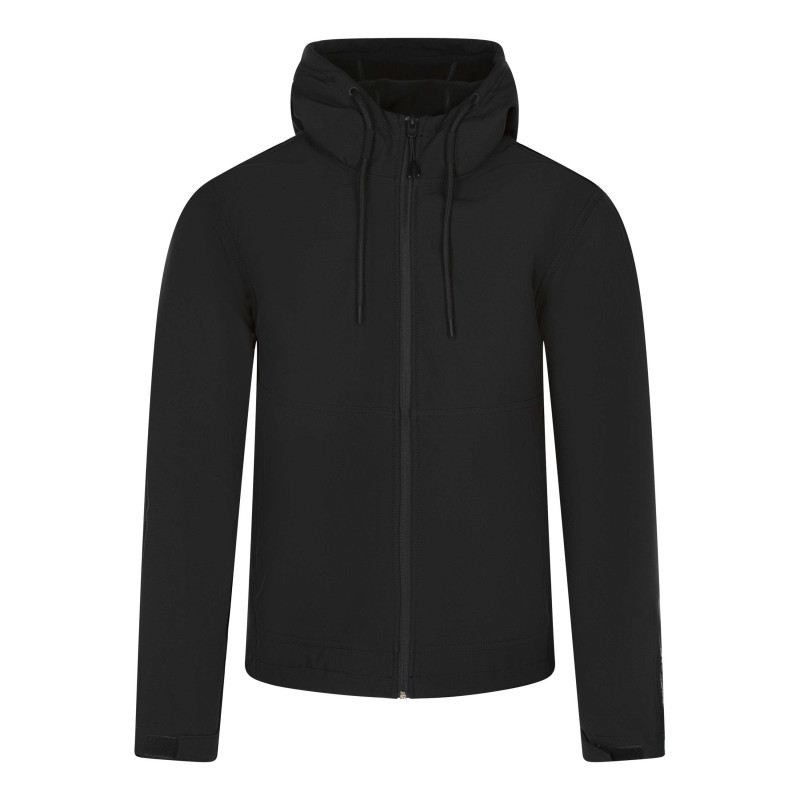 Teddy Smith - Blouson Noir Uni Coupe Ajustée Col à Capuche Avec Des Cordons De Serrage - Noir Teddy Smith - Blouson Noir Uni Coupe Ajustée Col à Capuche Avec Des Cordons De Serrage - Noir