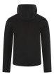 Thumbnail Blouson noir uni coupe ajustée col à capuche avec des cordons de serrage - Image 2
