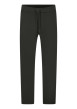 Thumbnail Pantalon jogging en coton mélangé kaki uni avec une coupe regular fit