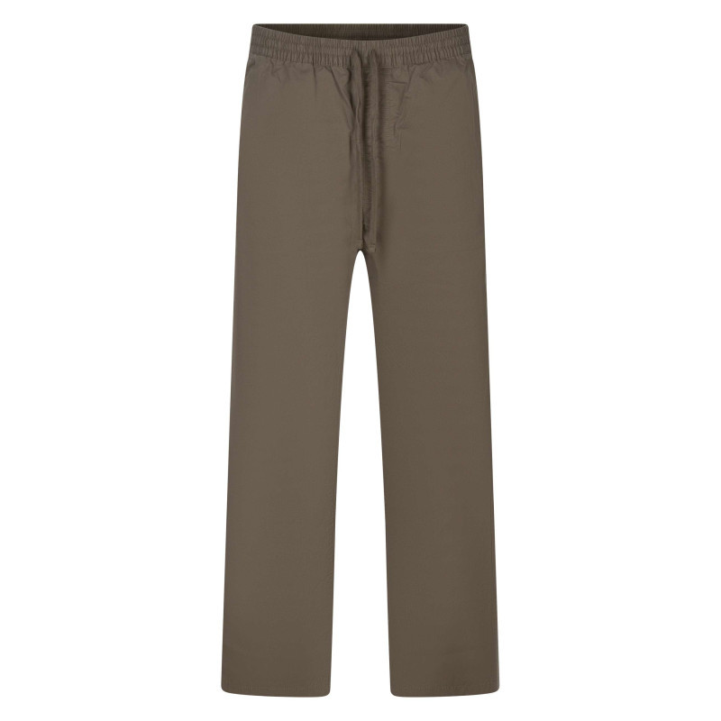 Vans - Pantalon Jogging En Coton Taupe Uni Coupe Large à Taille élastiquée - Taupe