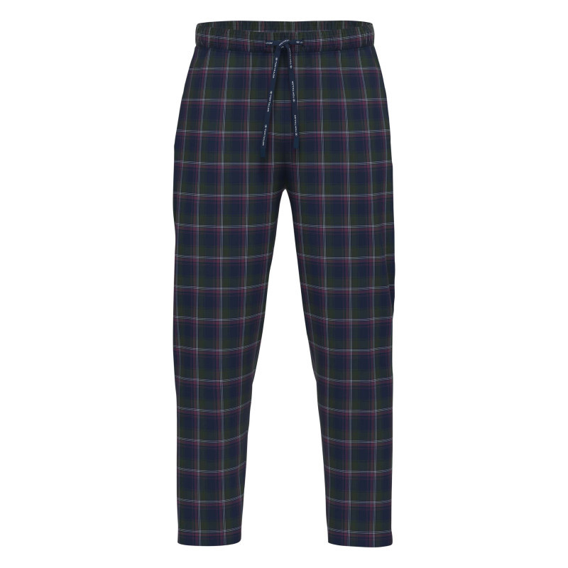 Tom Tailor - Pantalon De Pyjama En Coton Marine Coupe Ample Avec Un Cordon De Serrage - Marine Tom Tailor - Pantalon De Pyjama En Coton Marine Coupe Ample Avec Un Cordon De Serrage - Marine