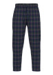 Thumbnail Pantalon de pyjama en coton marine coupe ample avec un cordon de serrage
