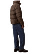 Thumbnail Doudoune kaki unie coupe ajustée col montant avec fermeture zippée - Image 4