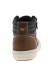 Thumbnail Sneakers brunes à talon plat avec des lacets et un zip latéral - Image 6
