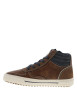 Thumbnail Sneakers brunes à talon plat avec des lacets et un zip latéral - Image 2