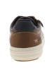 Thumbnail Tennis marron à talon plat avec des lacets et un zip latéral - Image 6