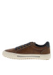 Thumbnail Tennis marron à talon plat avec des lacets et un zip latéral - Image 2