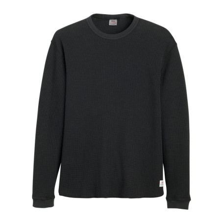 Pull en coton anthracite en maille effet...