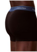 Thumbnail Lot de 3 boxers en coton noirs unis avec bandes élastiquées multicolores - Image 5