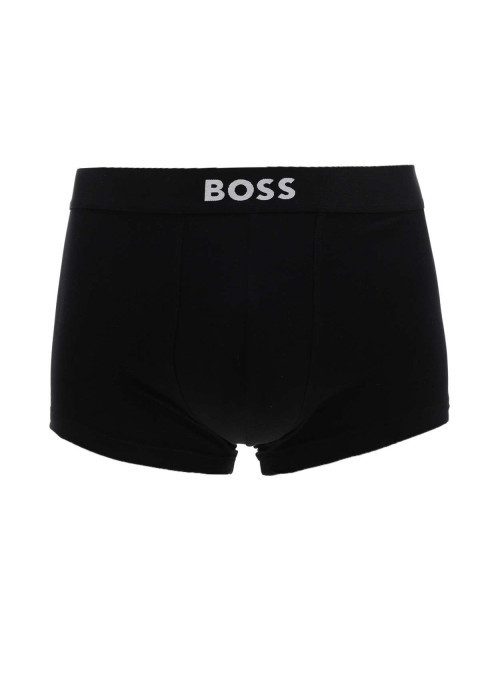 Lot de 3 boxers noirs et blancs en coton avec logo blanc imprimé