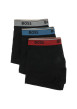 Thumbnail Lot de 3 boxers noirs bicolores en coton avec des logos imprimés - Image 3