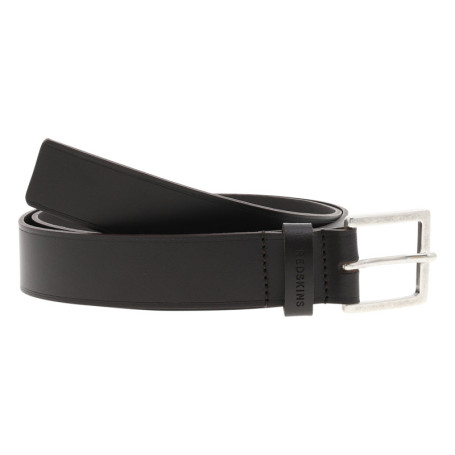 Ceinture en cuir de buffle marron unie Made in...