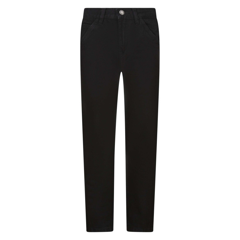Teddy Smith - Jean En Coton Noir Uni Coupe Slim Avec Des Poches Façon Cargo - Noir