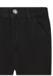 Thumbnail Jean en coton noir uni coupe slim avec des poches façon cargo - Image 3