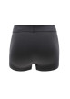 Thumbnail Lot de 3 boxers en coton noirs et gris unis avec logo imprimé - Image 2