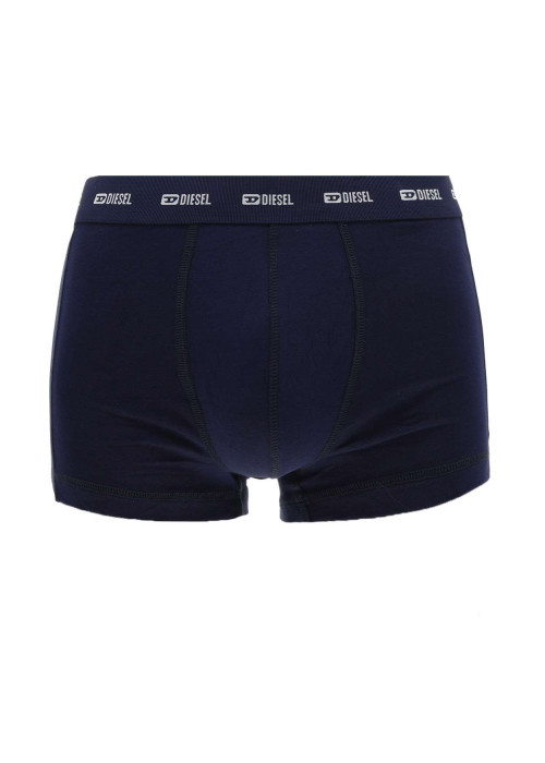 Lot de 3 boxers en coton marine et noir unis avec un imprimé camouflage