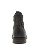 Thumbnail Boots charbon à talon décroché bas avec un zip et un soufflet élastiqué - Image 6