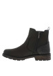 Thumbnail Boots charbon à talon décroché bas avec un zip et un soufflet élastiqué - Image 2
