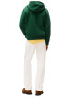 Thumbnail Sweat en coton mélangé vert avec une coupe droite et un col à capuche - Image 3
