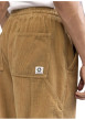 Thumbnail Pantalon jogging en coton camel uni en velours avec une coupe ample - Image 3