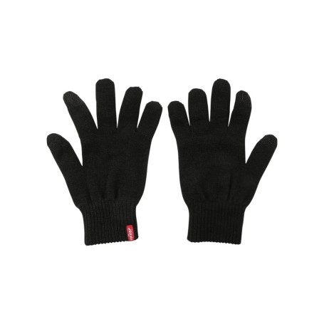 Gants noirs unis compatibles avec écrans...