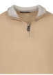 Thumbnail Pull laine cachemire taupe uni coupe adjusted-fit et à manches longues - Image 3