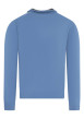 Thumbnail Pull laine cachemire ciel uni col camionneur et une coupe adjusted fit - Image 2