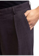 Thumbnail Pantalon Chino marron pourvu d'une coupe ample et de passants pour la ceinture - Image 3
