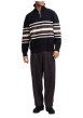 Thumbnail Pantalon Chino marron pourvu d'une coupe ample et de passants pour la ceinture - Image 4