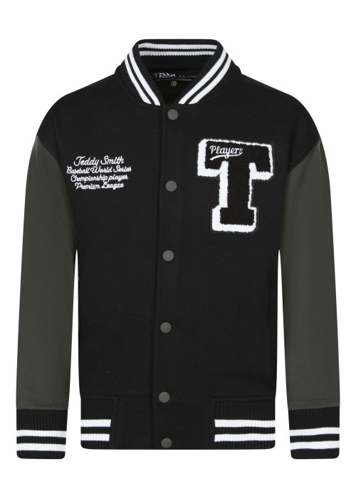 Sweat en coton mélangé noir avec imprimé logo et écritures