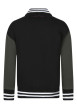 Thumbnail Sweat en coton mélangé noir avec imprimé logo et écritures - Image 2