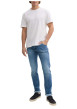 Thumbnail Jean Josh stone en coton pourvu d'une coupe droite et du logo de la marque - Image 5
