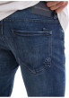 Thumbnail Jean Josh indigo en coton pourvu d'une coupe droite et du logo de la marque - Image 4