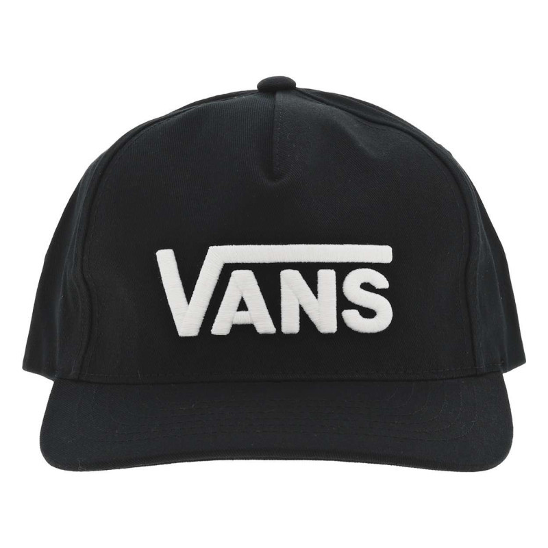 Vans - Casquette En Coton Noire Brodée Avec Un Logo Brodé Blanc Sur Le Front - Noire