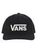 Thumbnail Casquette en coton noire brodée avec un logo brodé blanc sur le front