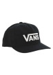 Thumbnail Casquette en coton noire brodée avec un logo brodé blanc sur le front - Image 3