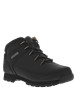Thumbnail Bottines en cuir noires avec un talon plat et des lacets ronds - Image 4