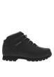 Thumbnail Bottines en cuir noires avec un talon plat et des lacets ronds