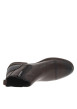 Thumbnail Boots en cuir marron à talon décroché bas avec un zip et un soufflet élastiqué - Image 5