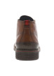 Thumbnail Bottines en cuir brunes à talon décroché bas avec des lacets ronds - Image 7